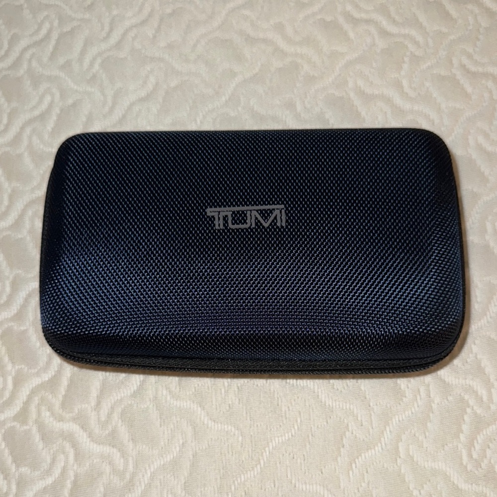 TUMI Navy Blue Compact Organizer